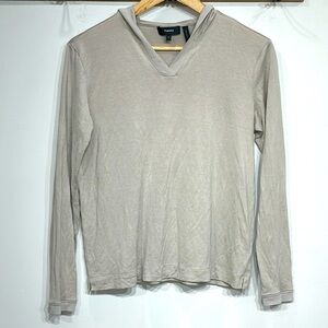 Theory Hooded long sleeve top